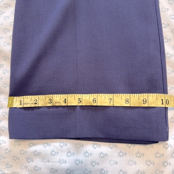 LOFT Julie Elegant Blue Straight Leg Woman’s  Pants - Picture 5 of 5